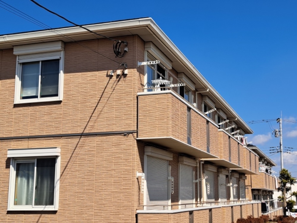 一棟アパート12戸の建物外観